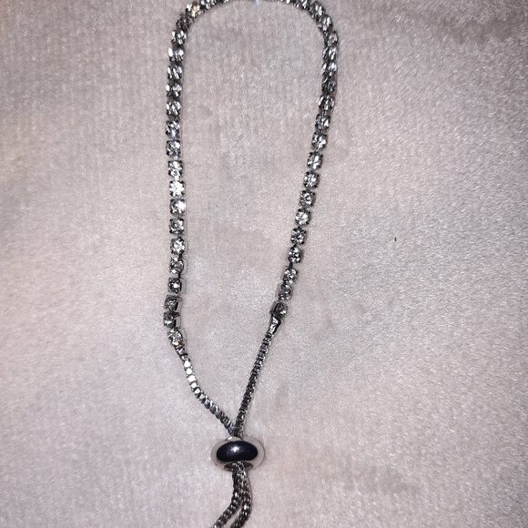 2 ~ 925 STERLING SILVER CZ BANGLES BRACELETS {CHAIN BRACELET} ๐ - Picture 6 of 15